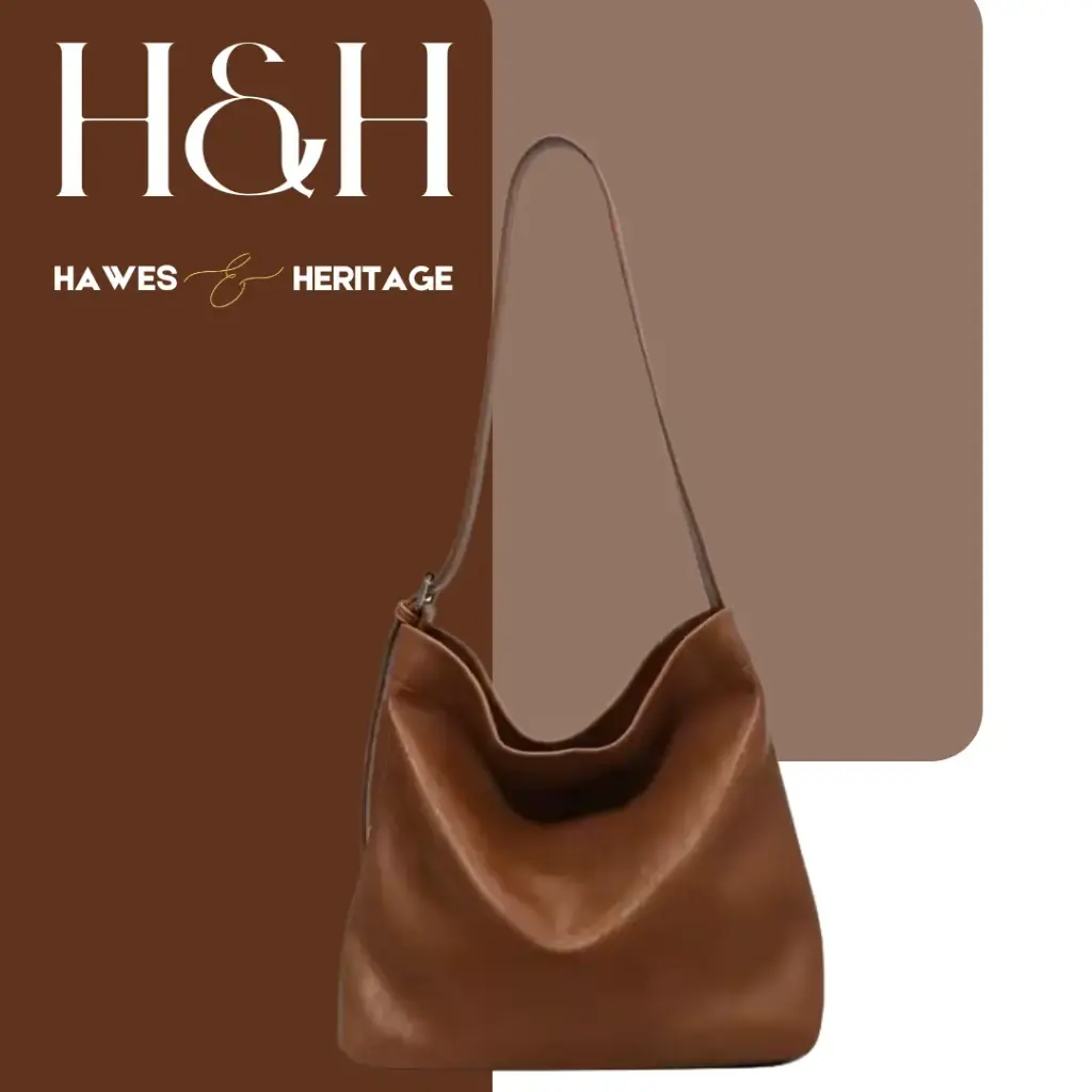 Hawes & Heritage Slouch Hobo Bag – Cognac Drift Edition