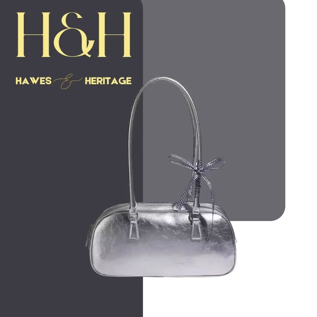 Hawes & Heritage Structured Flap Crossbody – Chain Accent Edition