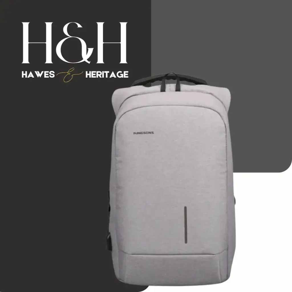 Waterproof Antitheft Laptop Backpack with USB Charger Port & TSA Lock