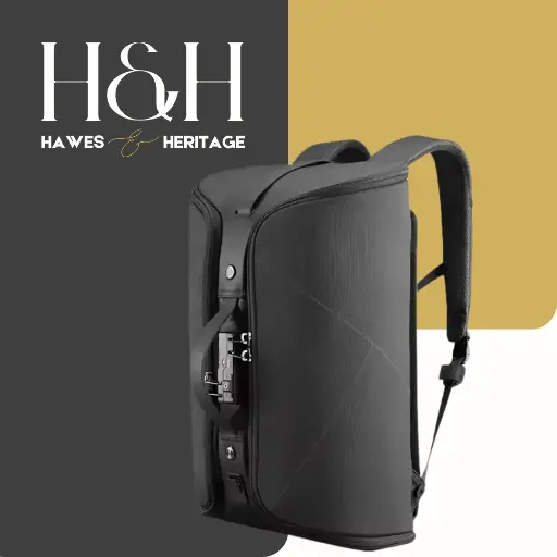 Waterproof High Tech Travel Backpack with USB Charging