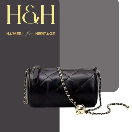 Hawes & Heritage Quilted Mini Barrel Bag – Luxe Capsule Edition